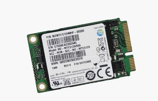 تصویر هارد SSD mSATA اینترنال لپ تاپ ظرفیت 512 گیگابایت‎