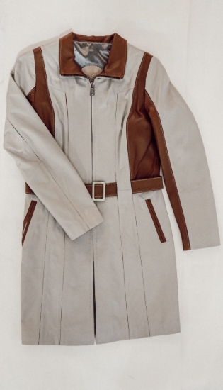 تصویر کت چرمی زنانه مدل MN09