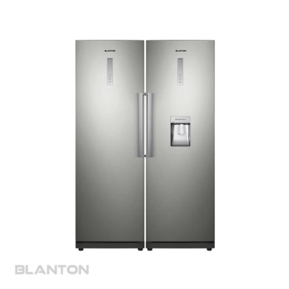 تصویر یخچال فریزر دوقلو بلانتون رنگ اینوکس مدل BAM-RE-FR2021