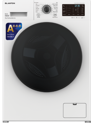 تصویر ماشین لباسشویی9 کیلویی اینورتر 9403W سفید بلانتون
