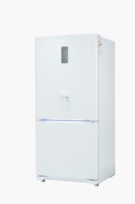 تصویر یخچال کمبی 30 فوت آبریز برقی 3014L سفید چرمی بلانتون