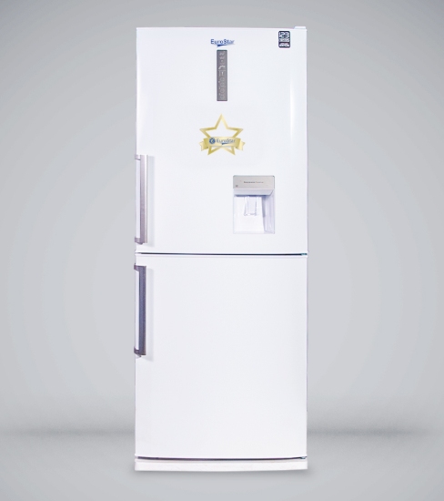 تصویر یخچال فریزر کمبی یورو استار عرض ۷۰ دو اپراتور مدل ENC-70210-RF