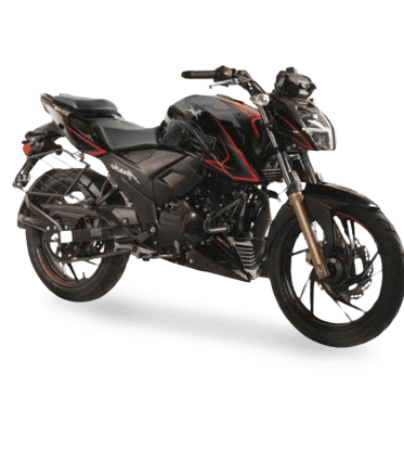 تصویر موتورسیکلت TVS APACHE RTR 200