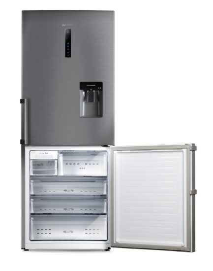 یخچال فریزر پایین پاکشوما اینورتر سفید