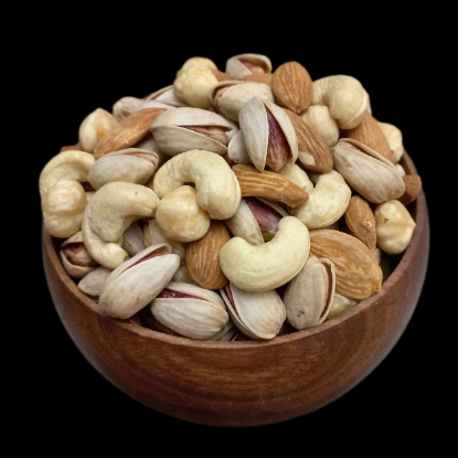 تصویر آجیل 4مغز خام لوکس (پسته اکبری باپوست)