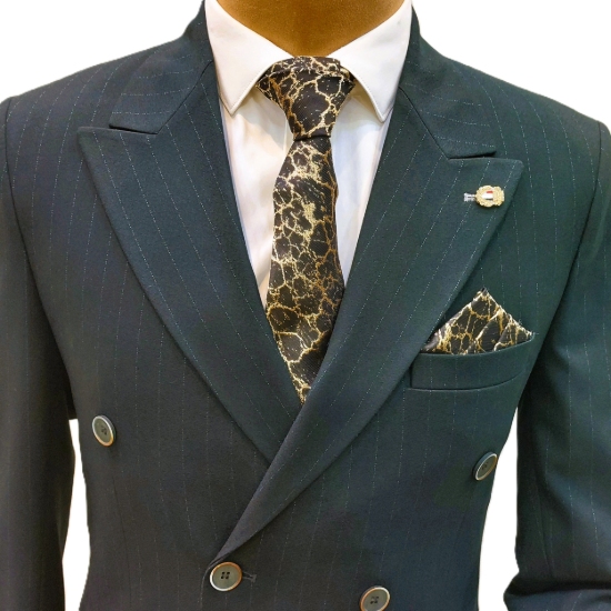 تصویر کت شلوار مردانه مدل دبل برست دیپلمات