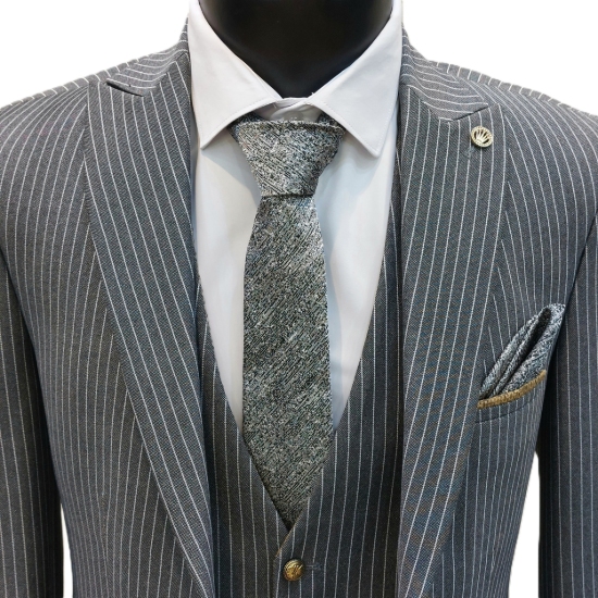 تصویر کت شلوار مردانه مدل جلیقه دورو دیپلمات