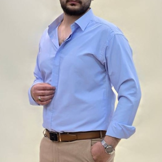 تصویر پیراهن مردانه دوشین رنگی