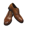 تصویر کفش چرم طبیعی برت عسلی