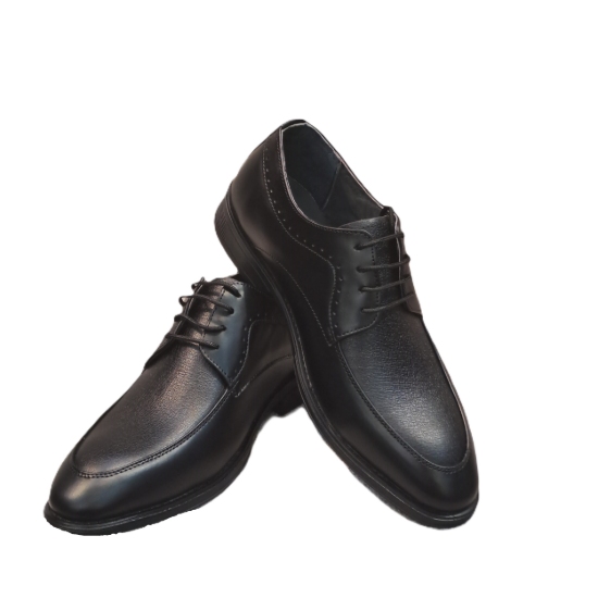 تصویر کفش چرم طبیعی  مردانه مدل ساعتی