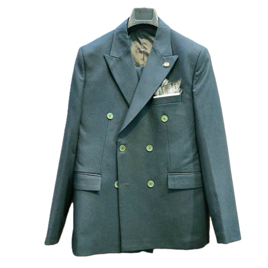 تصویر کت شلوار مردانه مدل دبل برست گلکسی