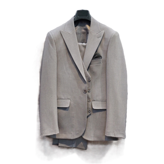 تصویر کت شلوار مردانه مدل جلیقه دورو بزیاق