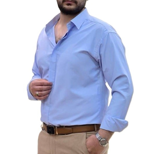 تصویر پیراهن مردانه دوشین رنگی