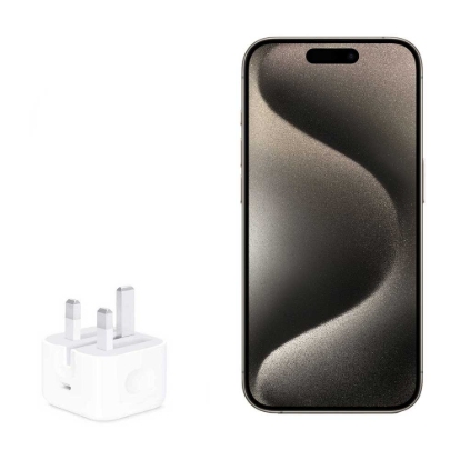 تصویر شارژر ایفون ۱۵ پرو مکس