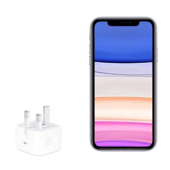 تصویر شارژر ایفون ۱۱