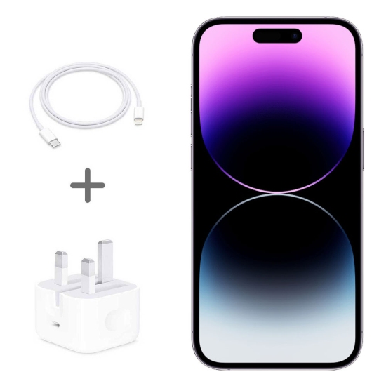 تصویر شارژر ایفون ۱۴ پرو مکس