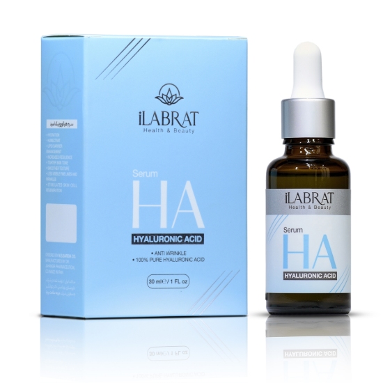 تصویر سرم صورت هیالورونیک اسید ایلابرت (آبرسان)