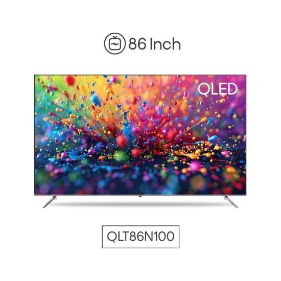 تصویر تلویزیون جی وی سی 86 اینچ مدل QLT86N100