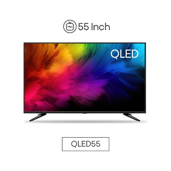 تصویر تلویزیون 55 اینچ یوروپلاس مدل QLED55